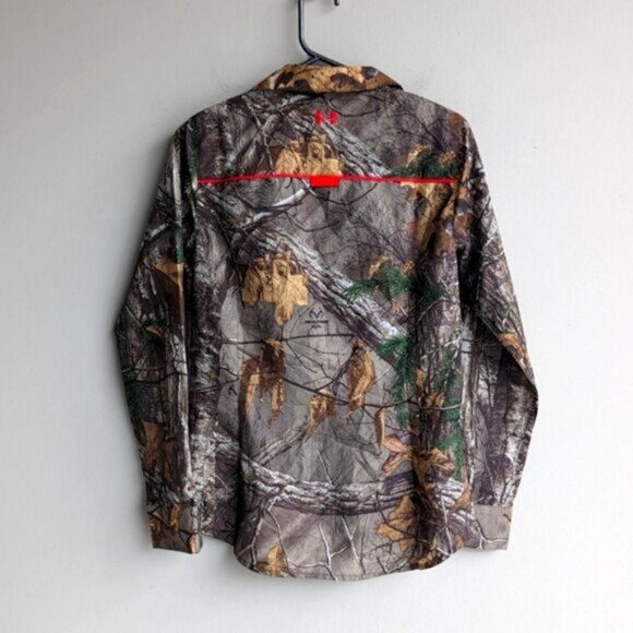 NWT Under Armour camo Performance Field RTX hunting button down shirt - Picture 6 of 8